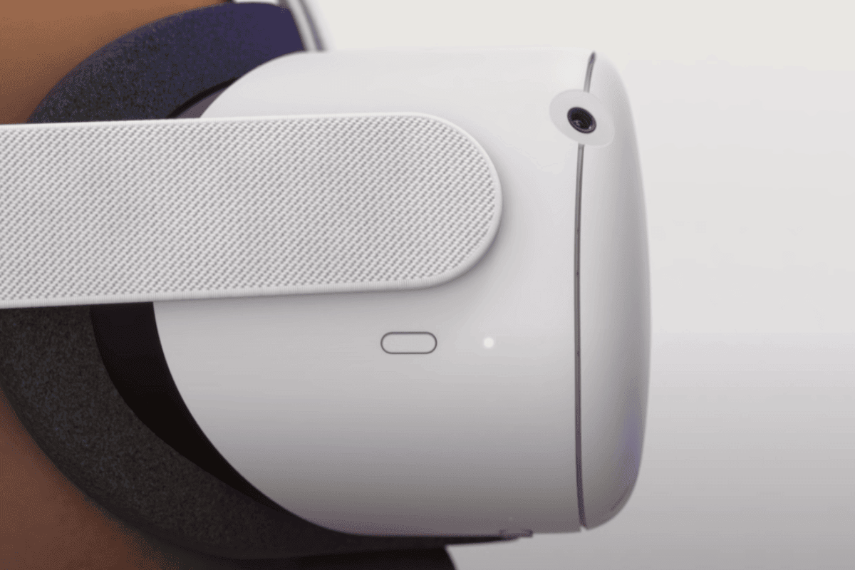 Wearing the Oculus Quest 2 Virtual Reality Headset - VR